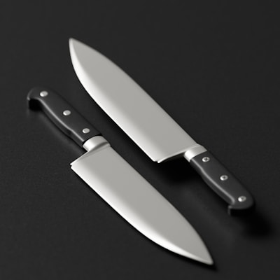Miyabi Black 5000MCD Kochmesser mit schwarzem Griff